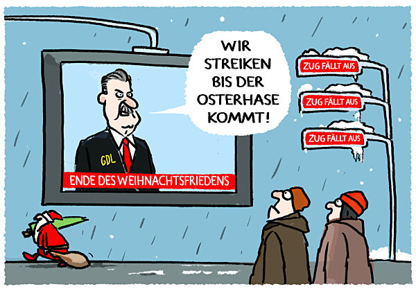 Weselsky kuendigt neue Bahnstreiks an