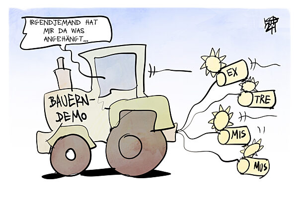 Die Bauernproteste werden unterwandert