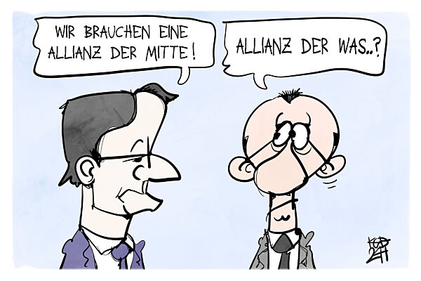 Wuest will eine Allianz der Mitte