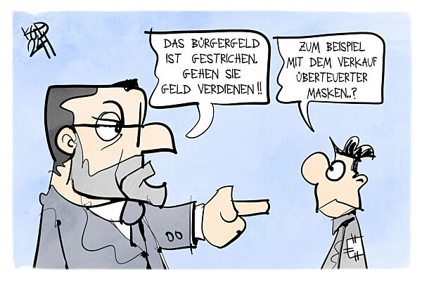 Spahn will harte Sanktionen fuer Buergergeldempfaenger