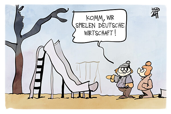 Deutschland rutscht in die Rezession