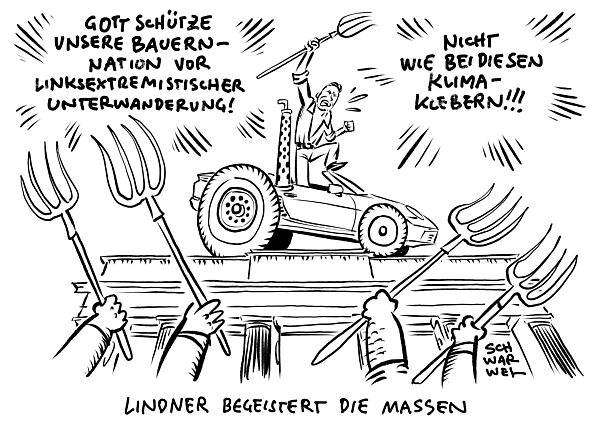 Rede bei Bauern-Demo : Lindner stemmt sich gegen die Buhrufe