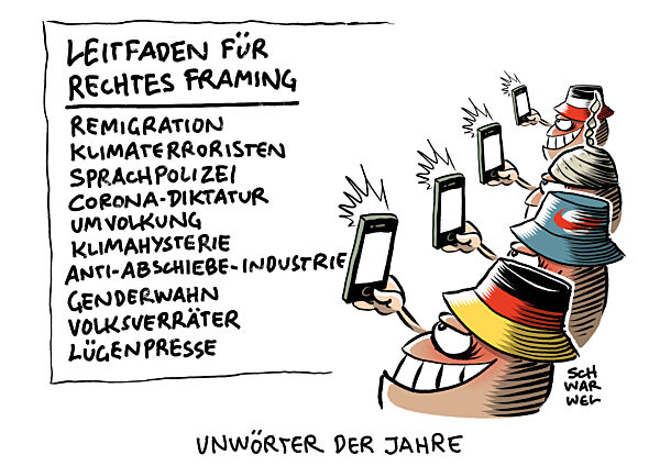 Remigration ist Unwort des Jahres 2023 : Rechter Euphemismus