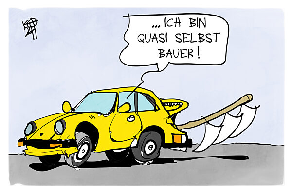 Lindner bezeichnet sich quasi als Bauer