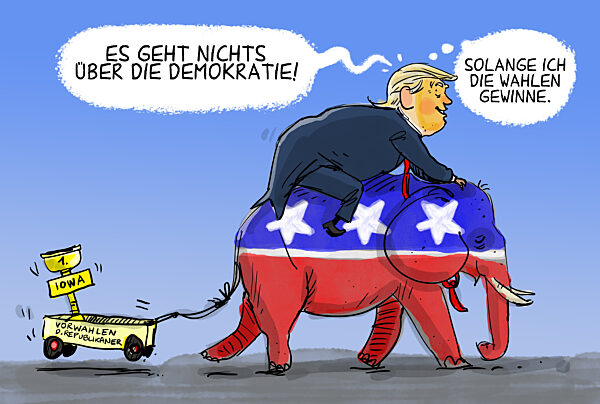 Trump gewinnt Vorwahl in Iowa