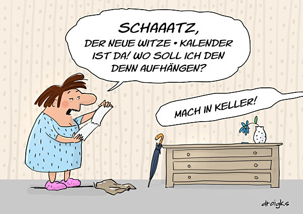 Zum Lachen in den Keller
