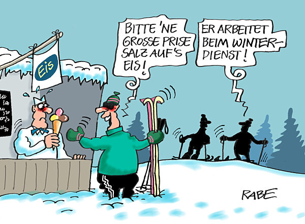 Winterdienst mit Salz