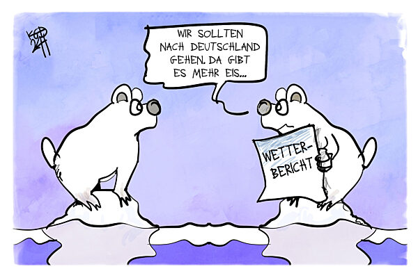 Eisregen in Deutschland