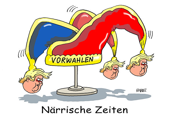 Narrenkappe Trump