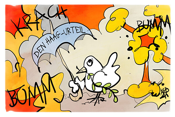 Den Haag mahnt den Schutz der Palaestinenser an