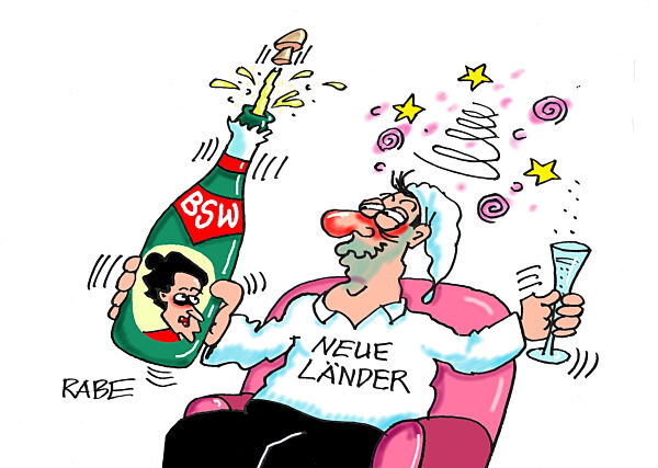 Sahra Wagenknecht schaeumt