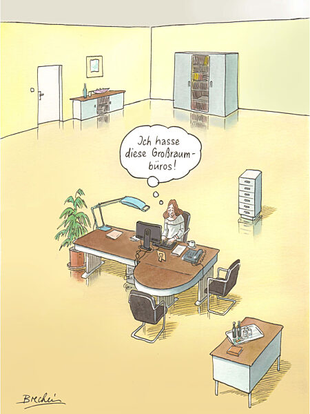 Ungeliebtes Grossraumbuero