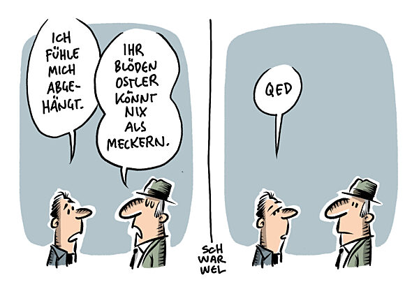 Jeder fuenfte Ostdeutsche fuehlt sich abgehaengt