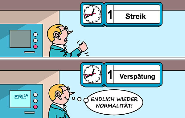 Normaler Bahnverkehr