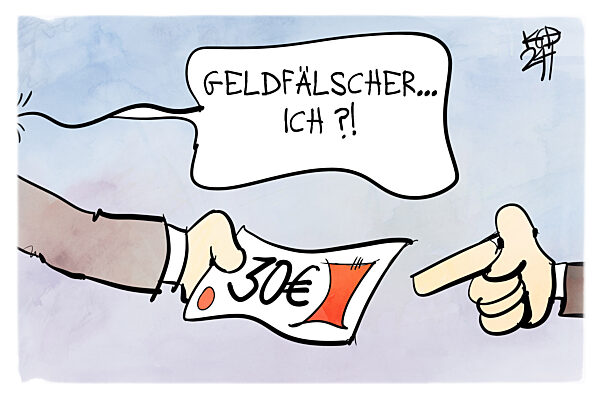 Es ist wieder viel Falschgeld im Umlauf