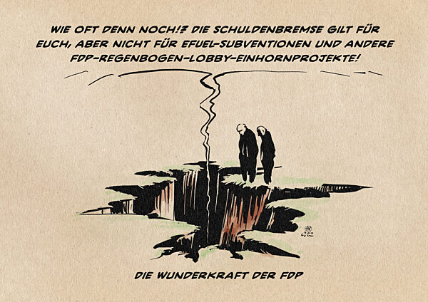 Die Minderheitsregierung der FDP