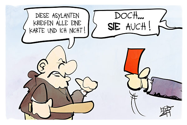 Bezahlkarten fuer Asylbewerber