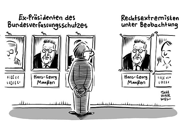 Verfassungsschutz beobachtet Ex-Praesident Maassen : Rechtsextremist