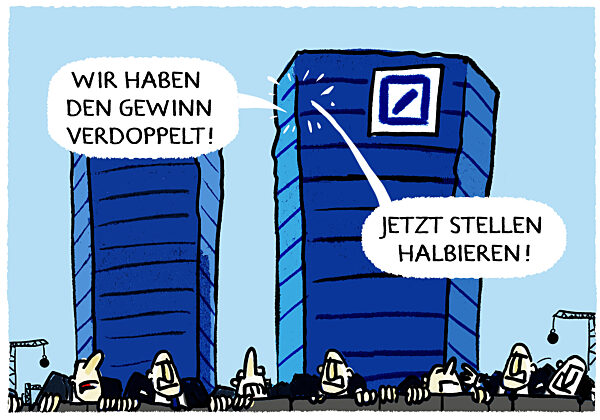 Stellenabbau bei der Deutschen Bank