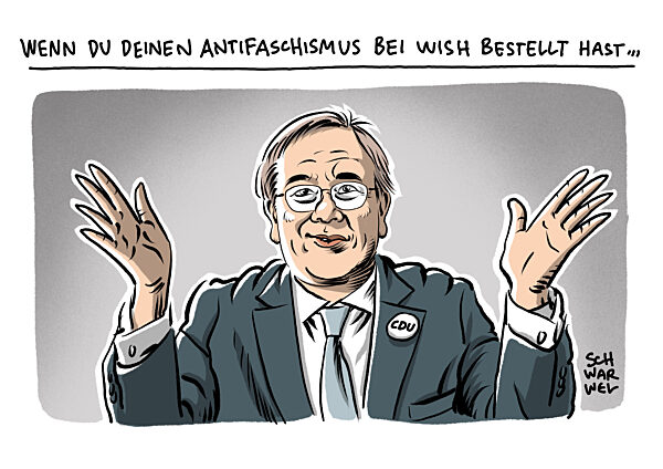 Rede : Armin Laschet warnt vor einer AfD-Regierung