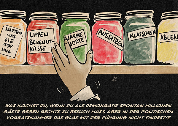 Kopflose Demokratieverteidigung