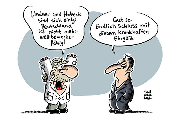 Nach Habeck jetzt auch Lindner : Deutschland nicht mehr wettbewerbsfaehig