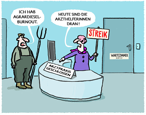 Arzthelferinnen im Streik