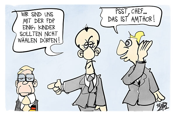 CDU und FDP sind gegen die Absenkung des Wahlalters