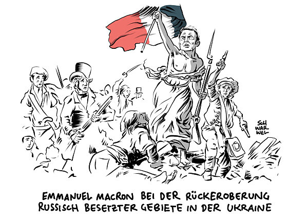 Ukraine Krieg : Macron schliesst westliche Bodentruppen nicht aus