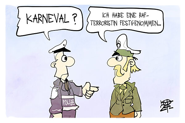 Festnahme einer ehemaligen RAF-Terroristin