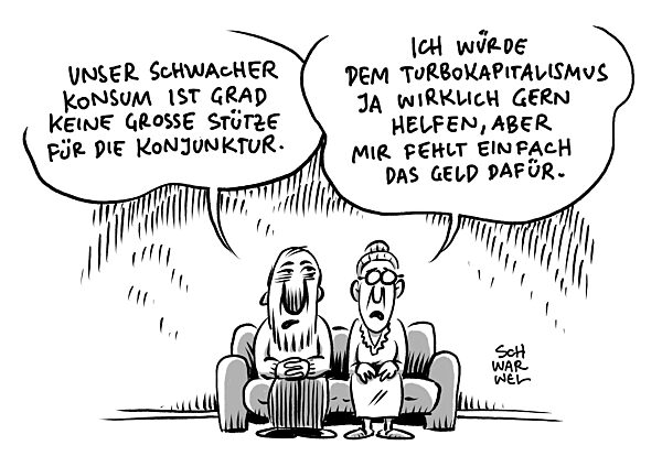 Schwacher Konsum : Deutsche sparen lieber statt zu konsumieren