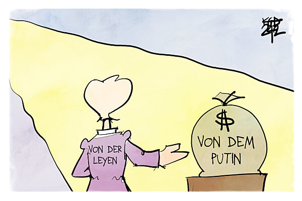 Von der Leyen will russsiches Geld fuer Waffen nutzen