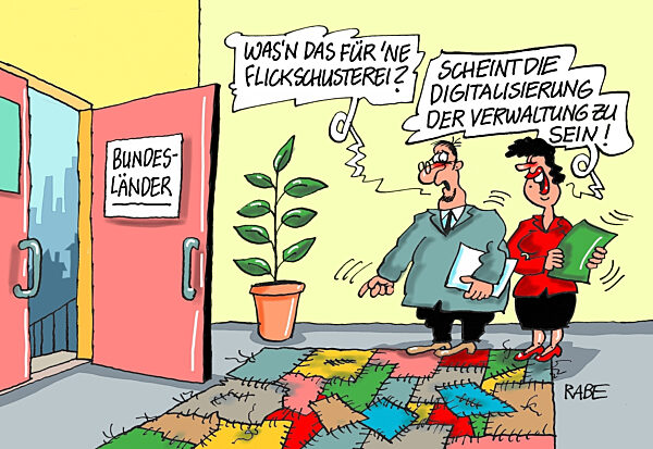 Digitaler Flickenteppich