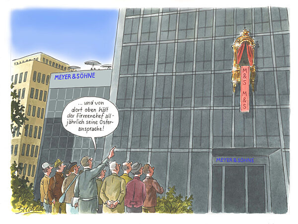 Ungewoehnliche Osteransprache