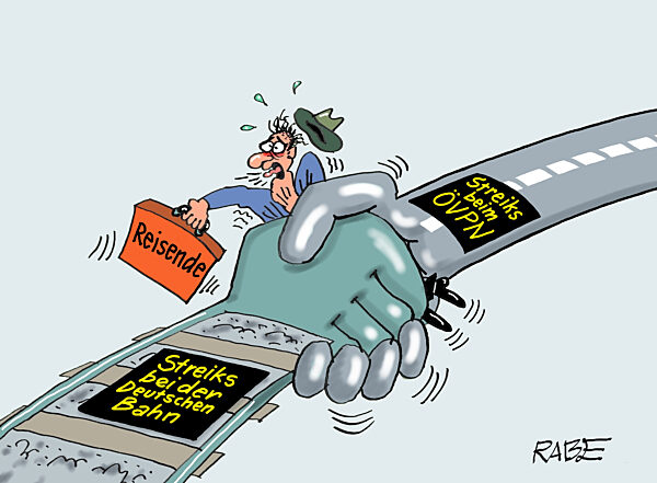 Reisende unter Druck