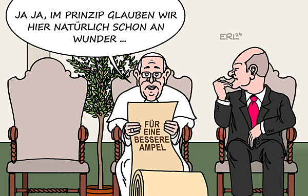 Scholz beim Papst
