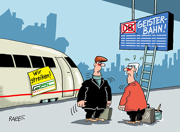 Streik und Geisterbahn