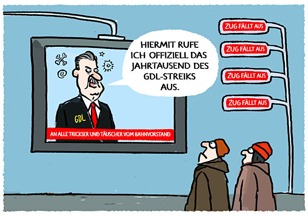 Bahnstreikwelle ohne Ende