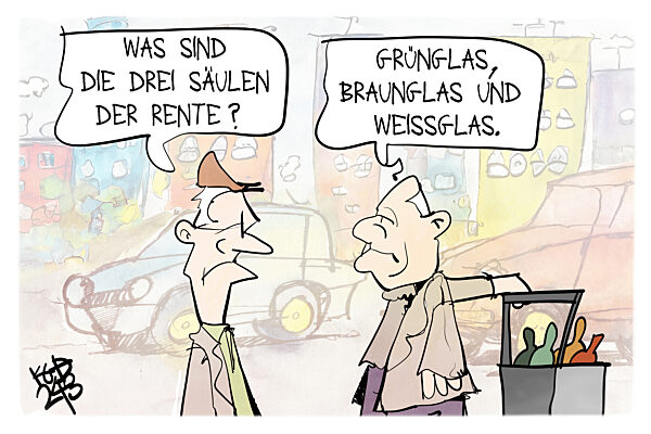 Die drei Saeulen der Rente