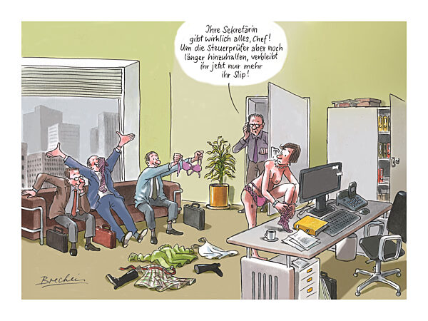 Unerwartete Betriebspruefung