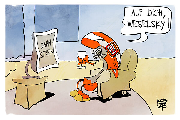 Die Bahn macht wieder Pause