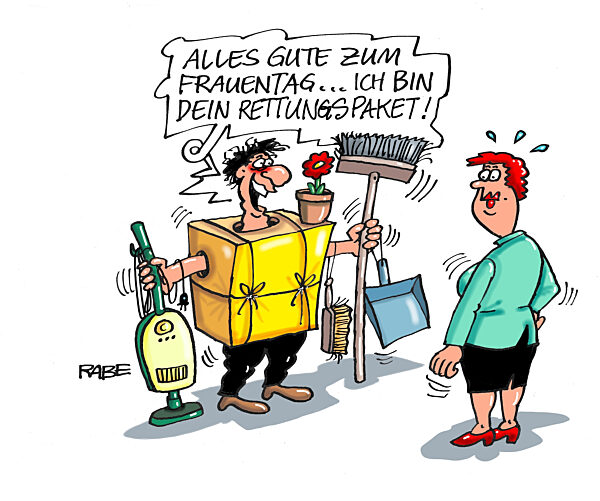 Putzhilfe zum Frauentag