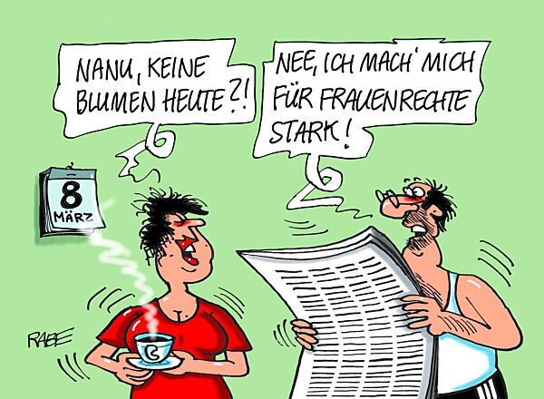 Frauenrechtler am Frauentag