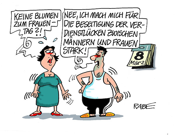 Frauentag ohne Blumen