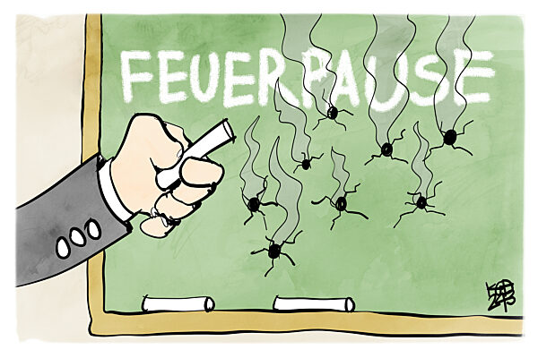 Forderung nach einer Feuerpause