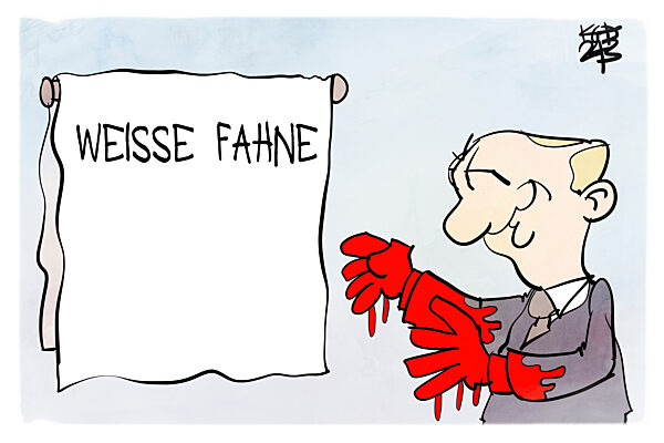 Der Papst legt Ukraine Mut zur weissen Fahne nahe