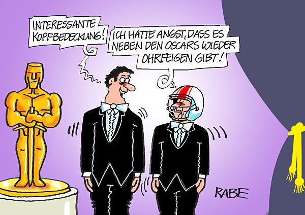 Ohrfeigen zur Oscarverleihung