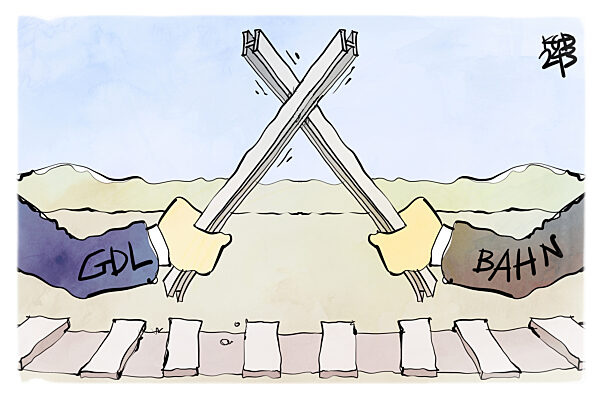 Angespannte Lage zwischen Bahn und GDL