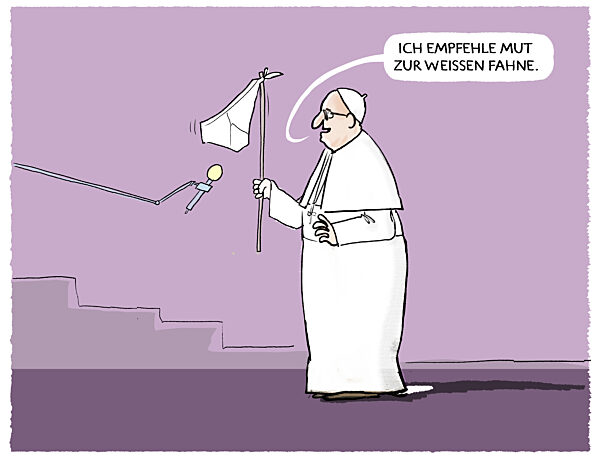 Papst zum Ukrainekrieg