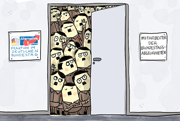 AfD im Bundestag beschaeftigt mehr als 100 Rechtsextreme